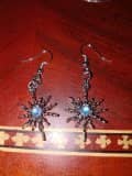 Sunburst Dangle Earrings